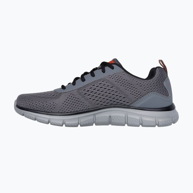 Herren Schuhe Skechers Track Leshur charcoal/orange 3