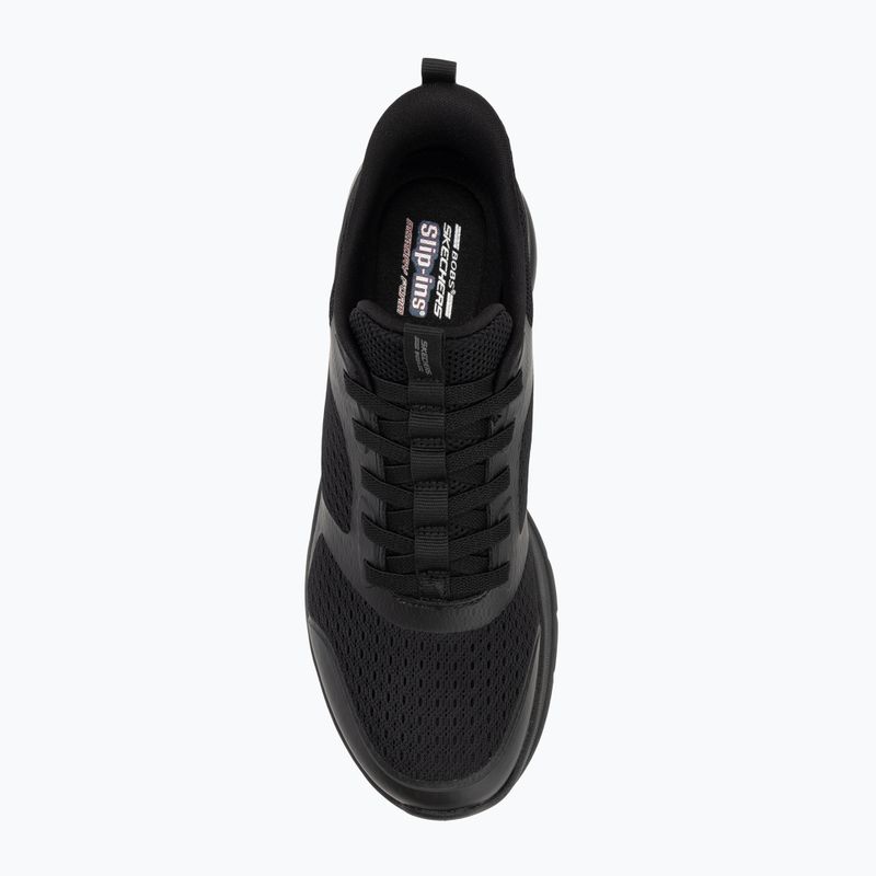 Schuhe Damen SKECHERS Bobs Arc Waves 2.0 Now On black 5