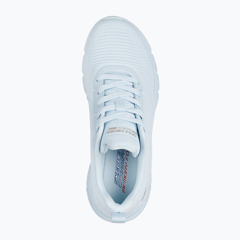 Schuhe Damen SKECHERS Bobs B Flex Hi Flying Hi light blue 5