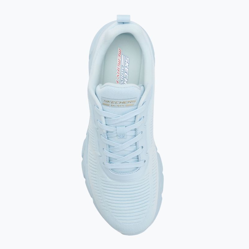 Schuhe Damen SKECHERS Bobs B Flex Hi Flying Hi light blue 5