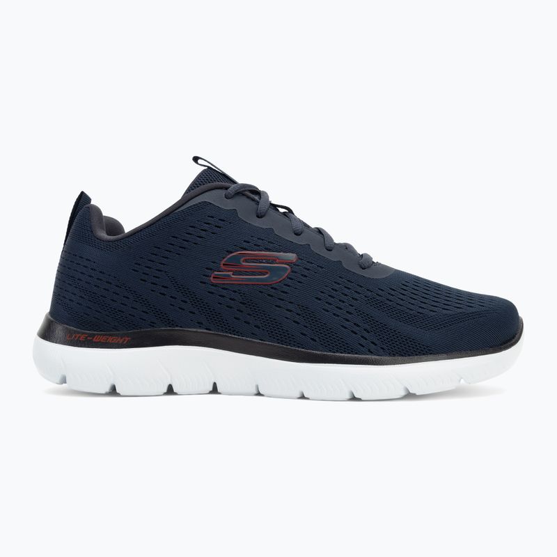 Herrenschuhe SKECHERS Summits Torre navy/red 2