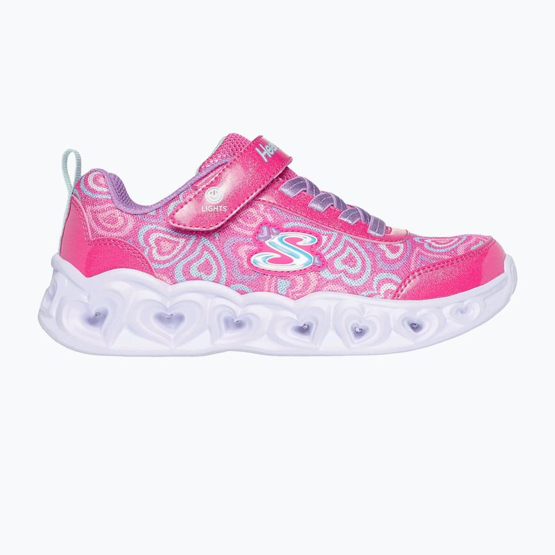 Kinder Schuhe SKECHERS Heart Lights Boogie Love hot pink/multi 2