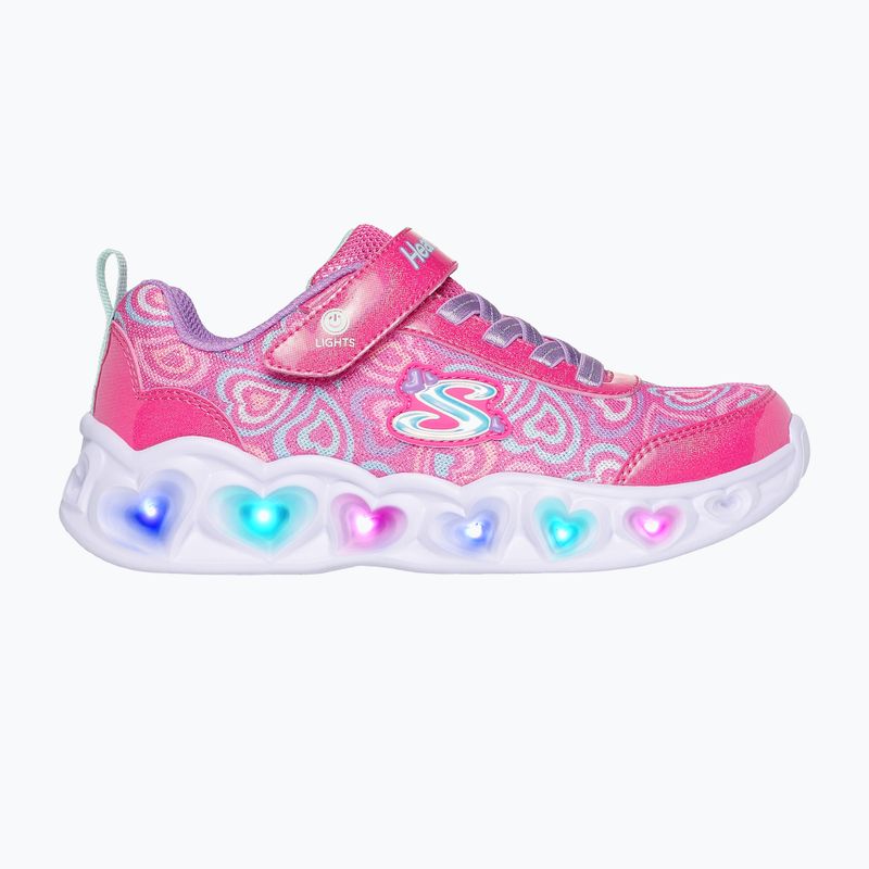 Kinder Schuhe SKECHERS Heart Lights Boogie Love hot pink/multi 3