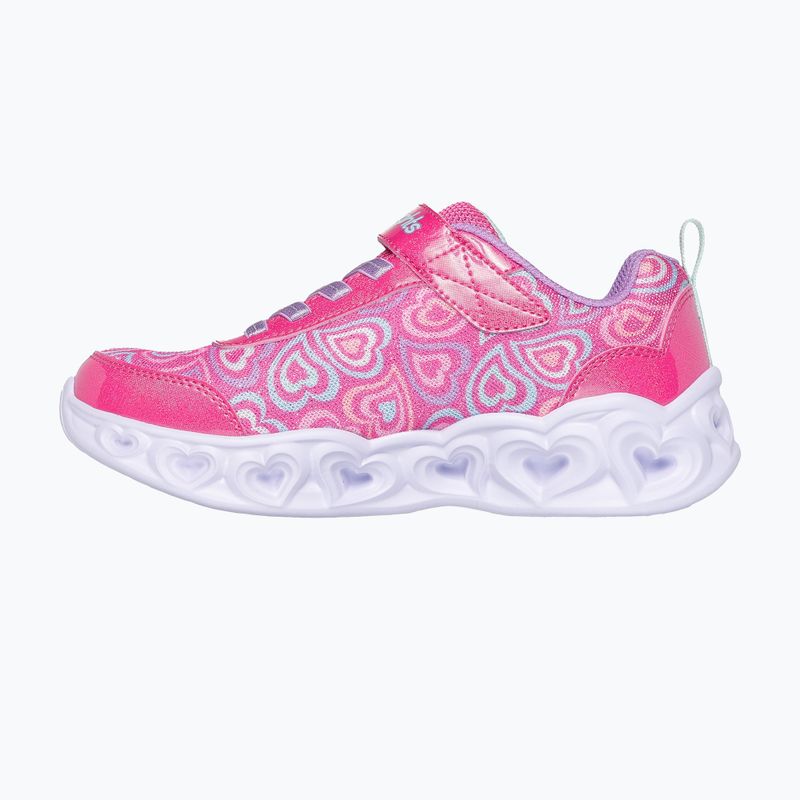 Kinder Schuhe SKECHERS Heart Lights Boogie Love hot pink/multi 4