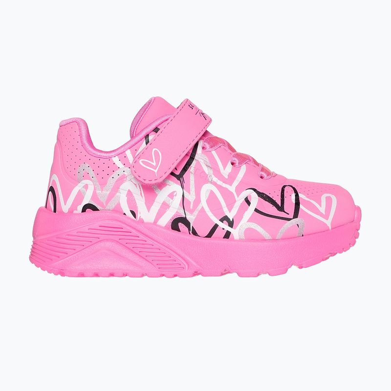 Kinderschuhe SKECHERS Uno Lite Love Levitate 314078N hot pink/multi 2