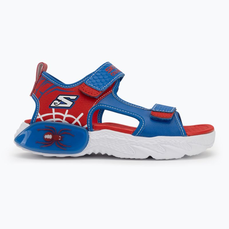 SKECHERS Creature Splash blau/rot Kindersandalen 2
