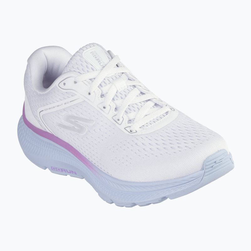 Laufschuhe Herren Damen SKECHERS Go Run Consistent 2.0 Mile Marker white 2