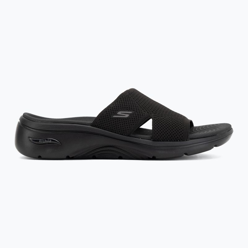 Damen-Pantoletten SKECHERS Go Walk Arch Fit 2.0 Dakota black 2