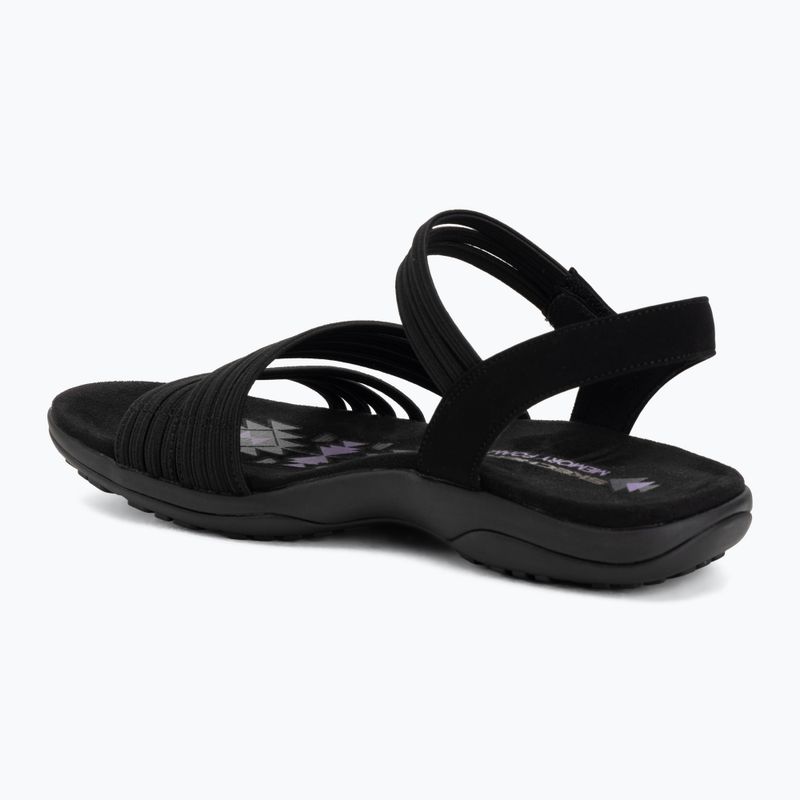 Damensandalen SKECHERS Reggae Slim Coffee Run black 3