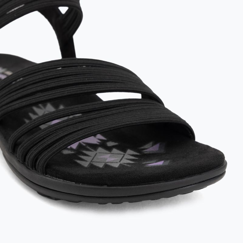 Damensandalen SKECHERS Reggae Slim Coffee Run black 7