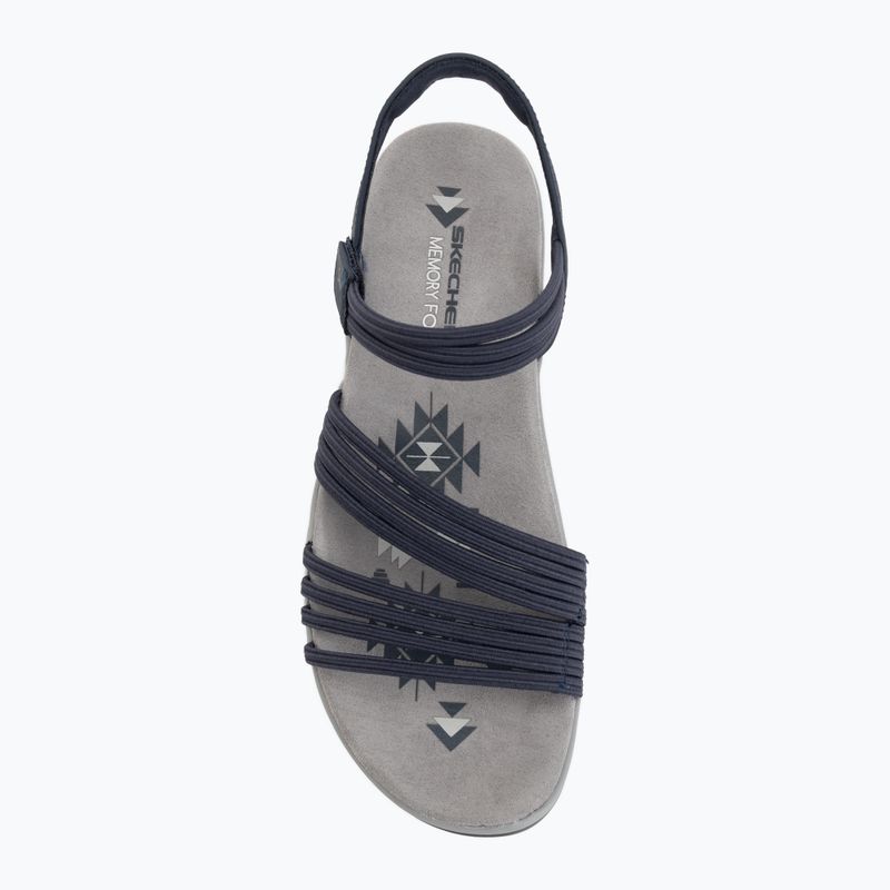 Damensandalen SKECHERS Reggae Slim Coffee Run blue 5