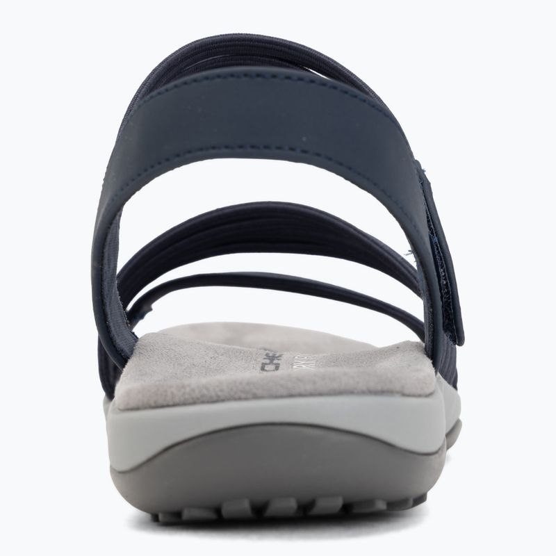 Damensandalen SKECHERS Reggae Slim Coffee Run blue 6