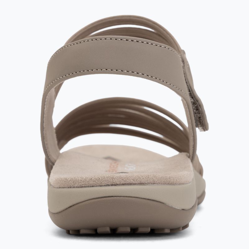 Damensandalen SKECHERS Reggae Slim Coffee Run gray 6