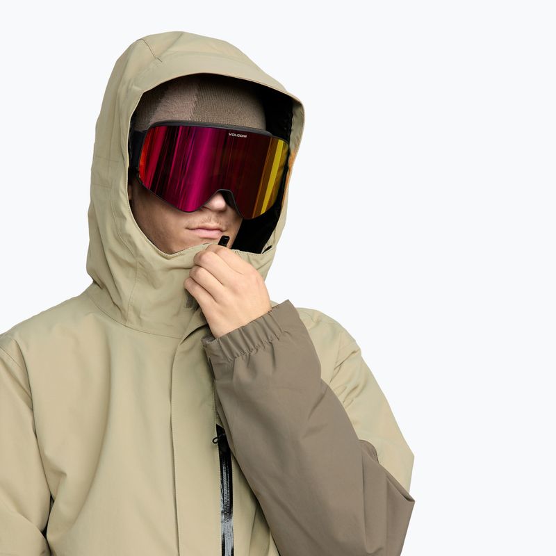 Herren Snowboardjacke Volcom L Insulated GTX moss green 5