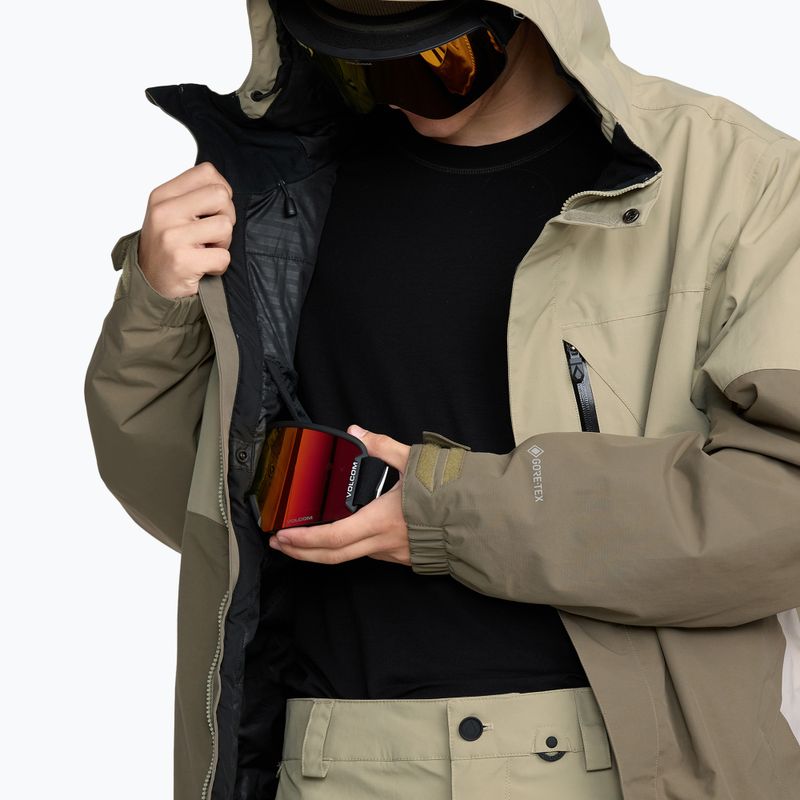 Herren Snowboardjacke Volcom L Insulated GTX moss green 8