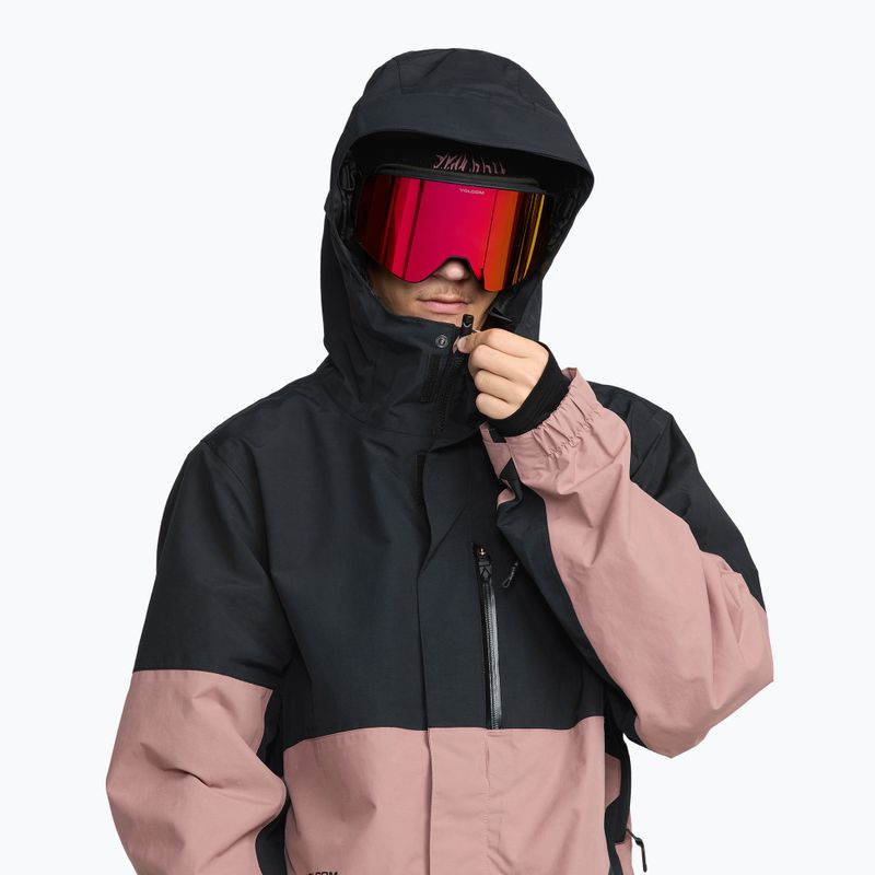 Herren Snowboardjacke Volcom L Insulated GTX mauve 5