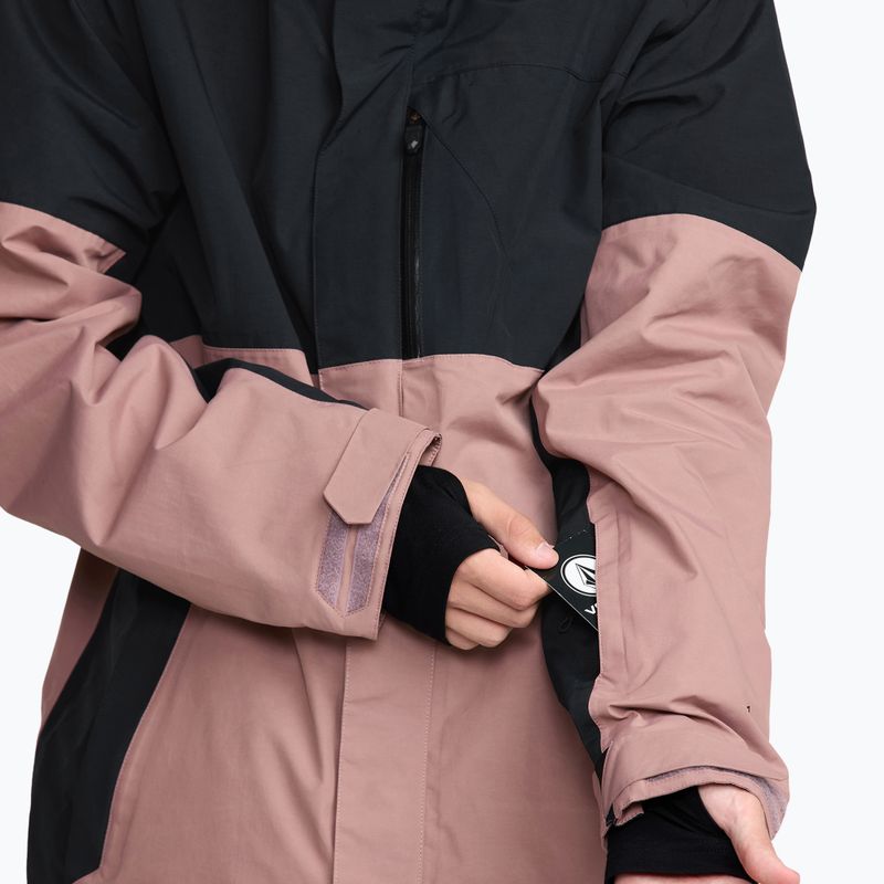 Herren Snowboardjacke Volcom L Insulated GTX mauve 6