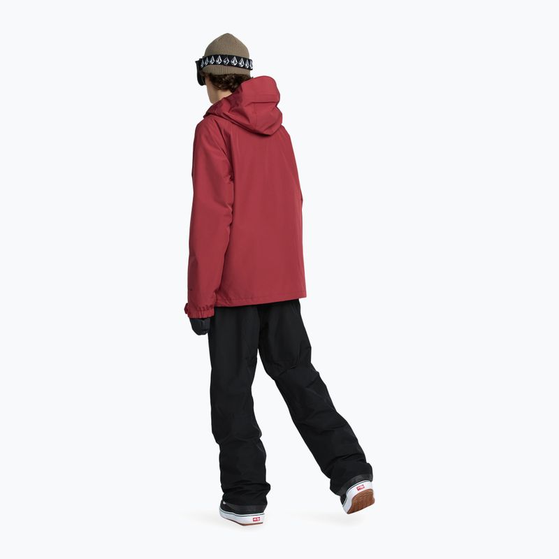 Herren Snowboardjacke Volcom Dua Insulated GTX red 4