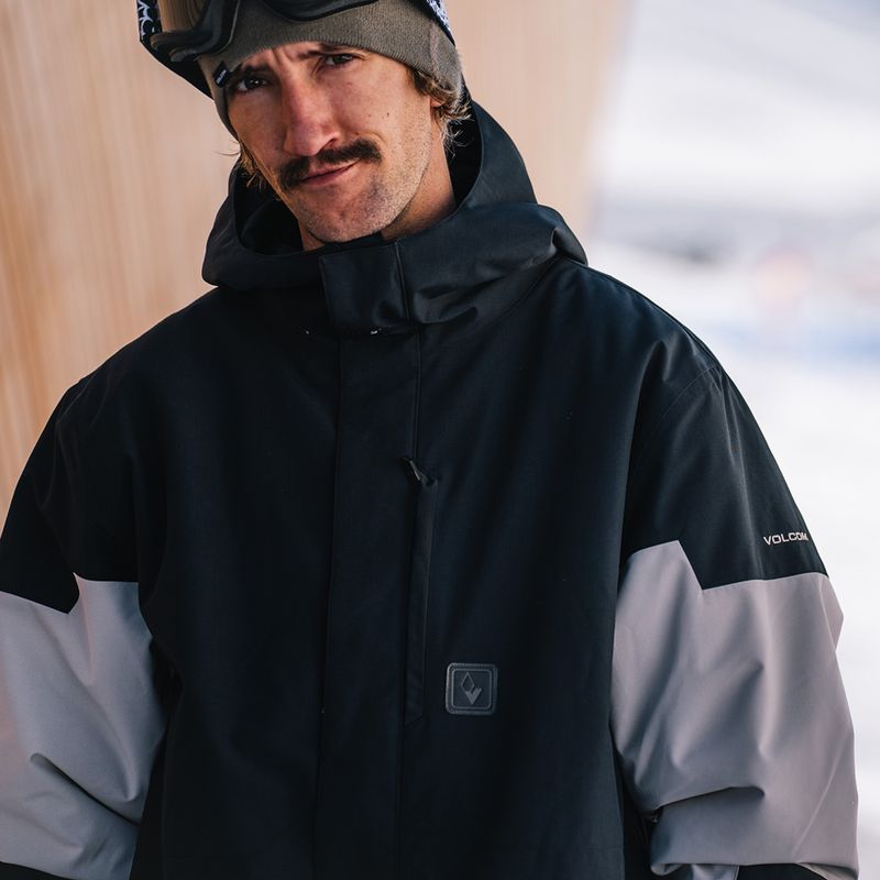 Herren Snowboardjacke Volcom Primary Insulated black 10