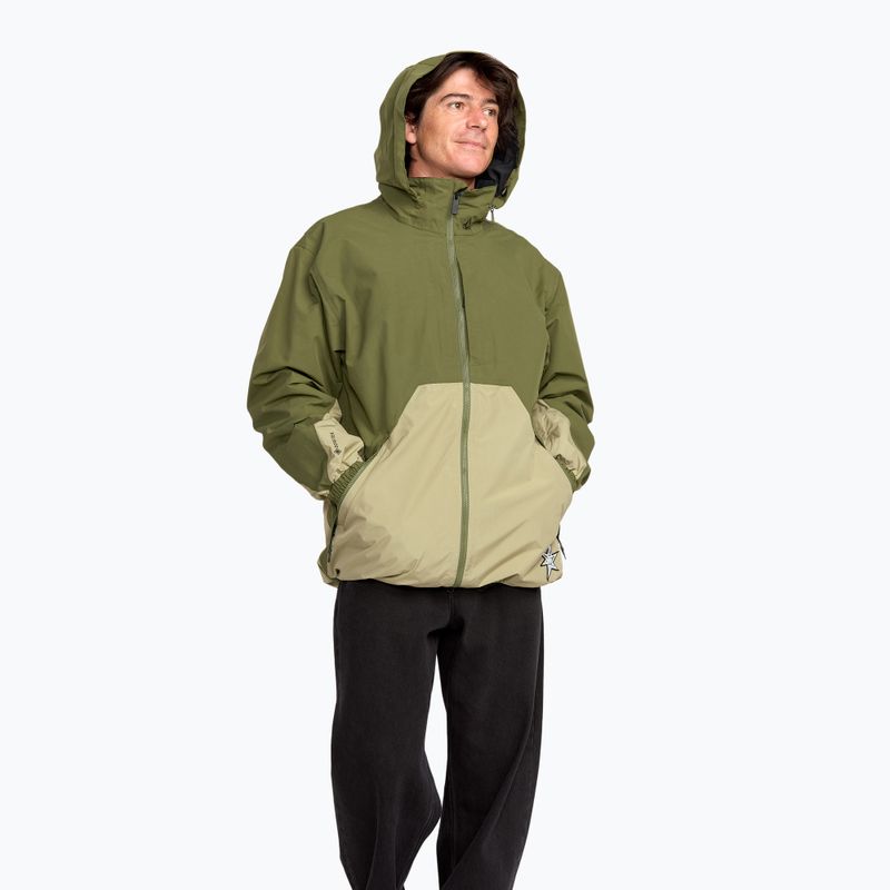 Herren Snowboardjacke Volcom Longo GTX dark olive 5
