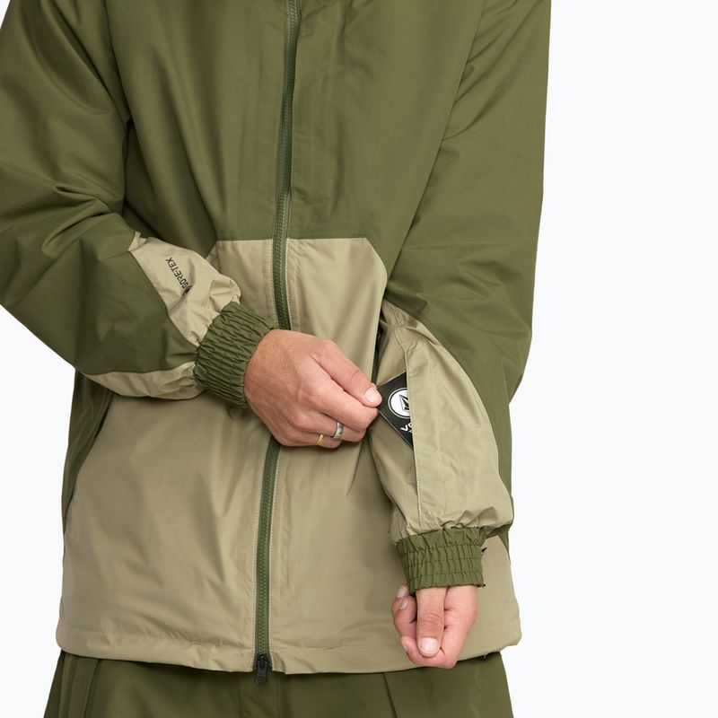 Herren Snowboardjacke Volcom Longo GTX dark olive 10