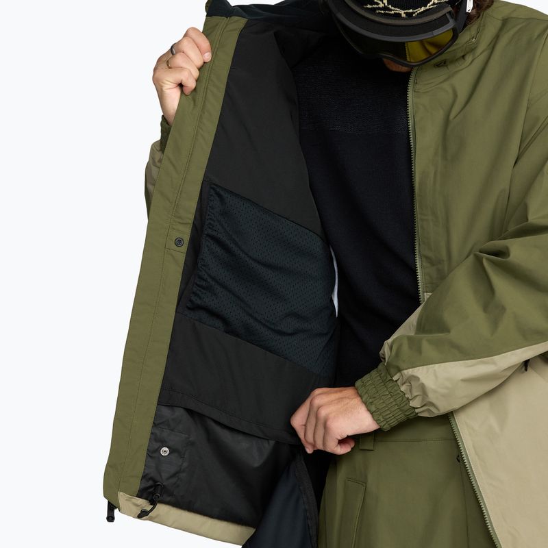 Herren Snowboardjacke Volcom Longo GTX dark olive 11
