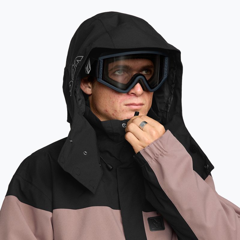 Herren-Snowboardjacke Volcom Kleveland mauve 6