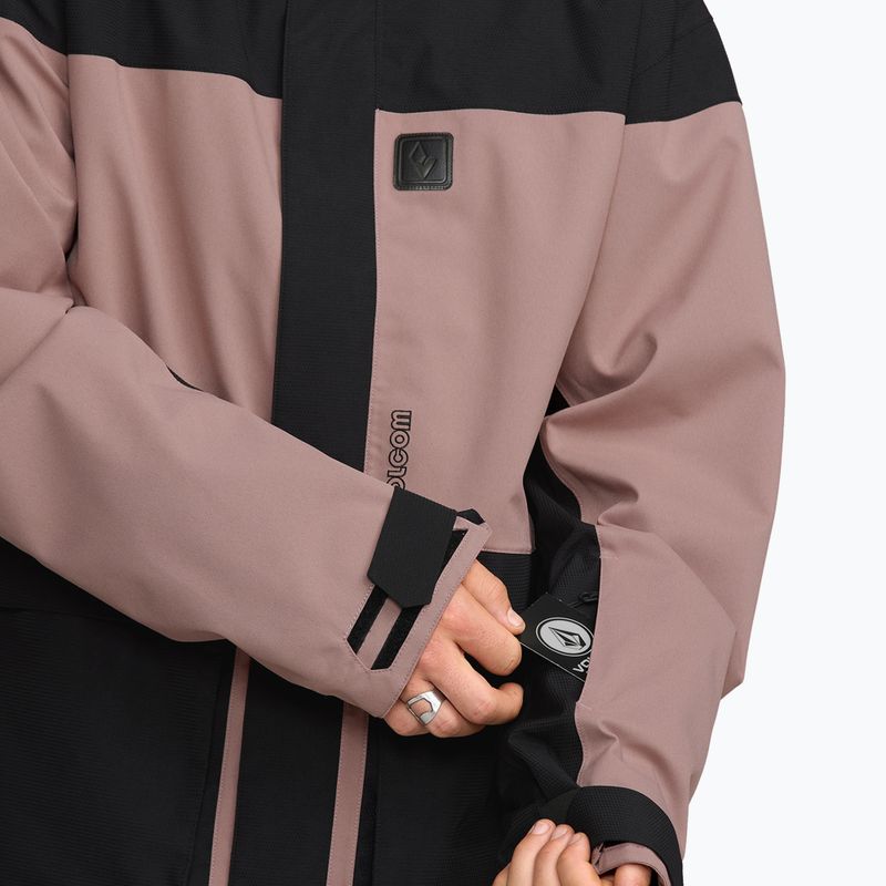 Herren-Snowboardjacke Volcom Kleveland mauve 10