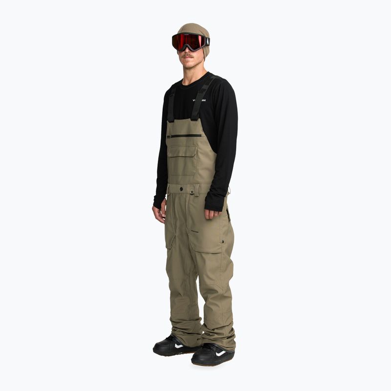 Herren-Snowboardhose Volcom Roan Bib Overall military 5