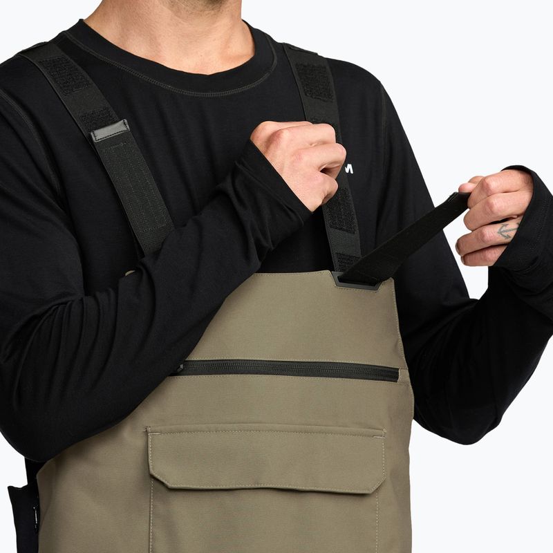 Herren-Snowboardhose Volcom Roan Bib Overall military 7