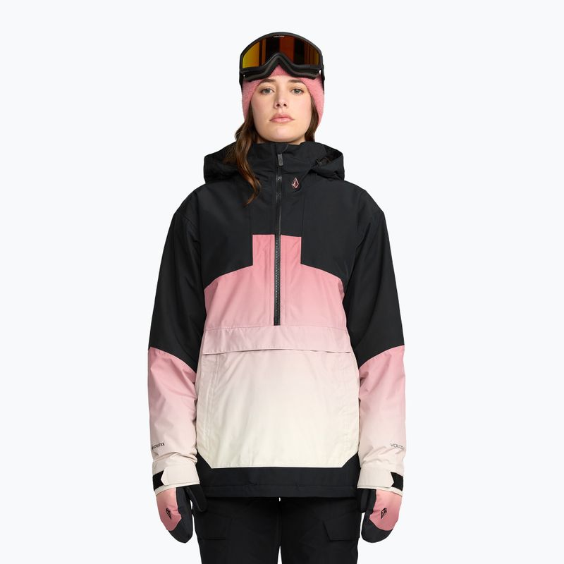 Damen-Snowboardjacke Volcom Fern Insulated Gore Pullover Mesa Rose