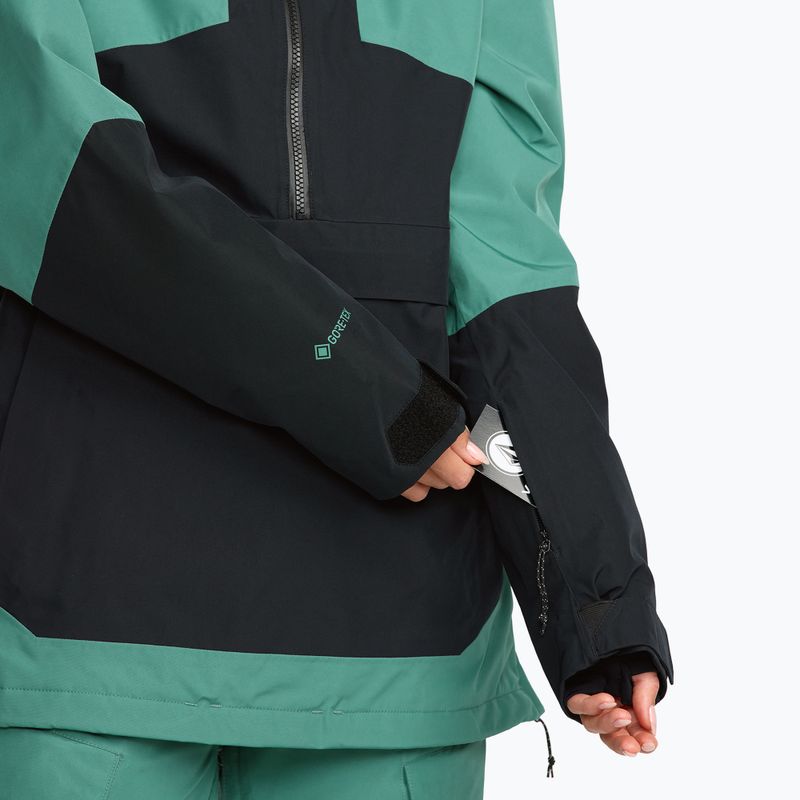 Damen-Snowboardjacke Volcom Fern Insulated Gore Pullover spruce green 8