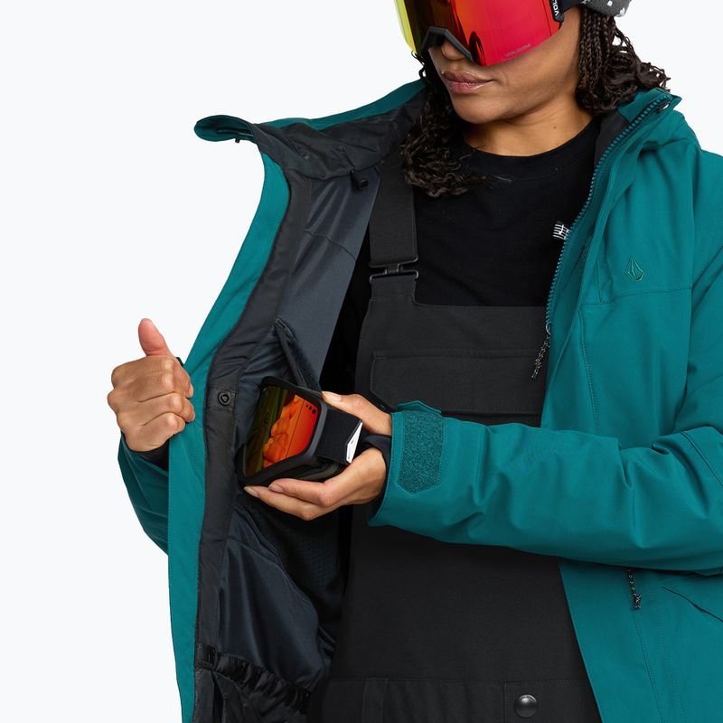 Damen-Snowboardjacke Volcom Shelter 20K 3D Stretch Atlantic Deep 9