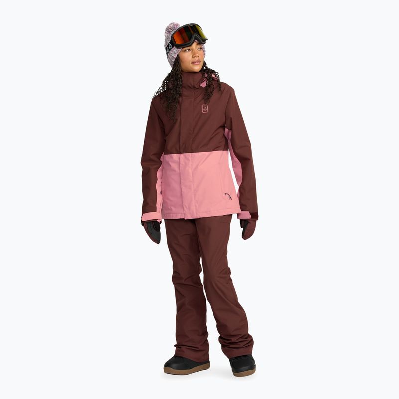 Damen-Skijacke Volcom Bolt Insulated oxblood 2