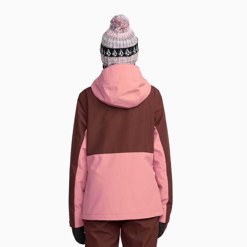 Damen-Skijacke Volcom Bolt Insulated oxblood 3