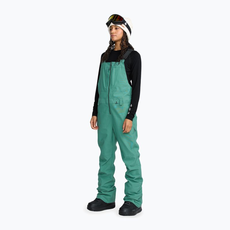 Damen-Skihose Volcom Swift Bib Overall spruce green 5