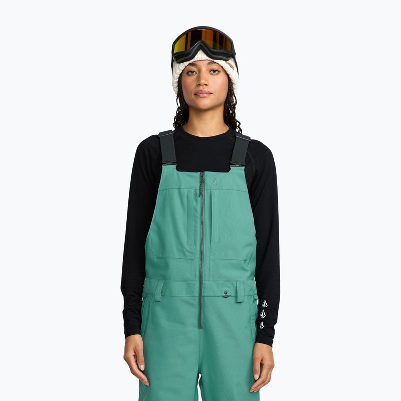 Damen-Skihose Volcom Swift Bib Overall spruce green 6