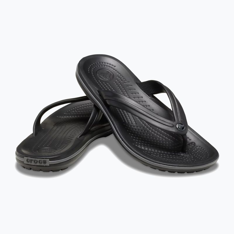 Crocs Crocband Flip-Flip-Flops schwarz/schiefergrau 2