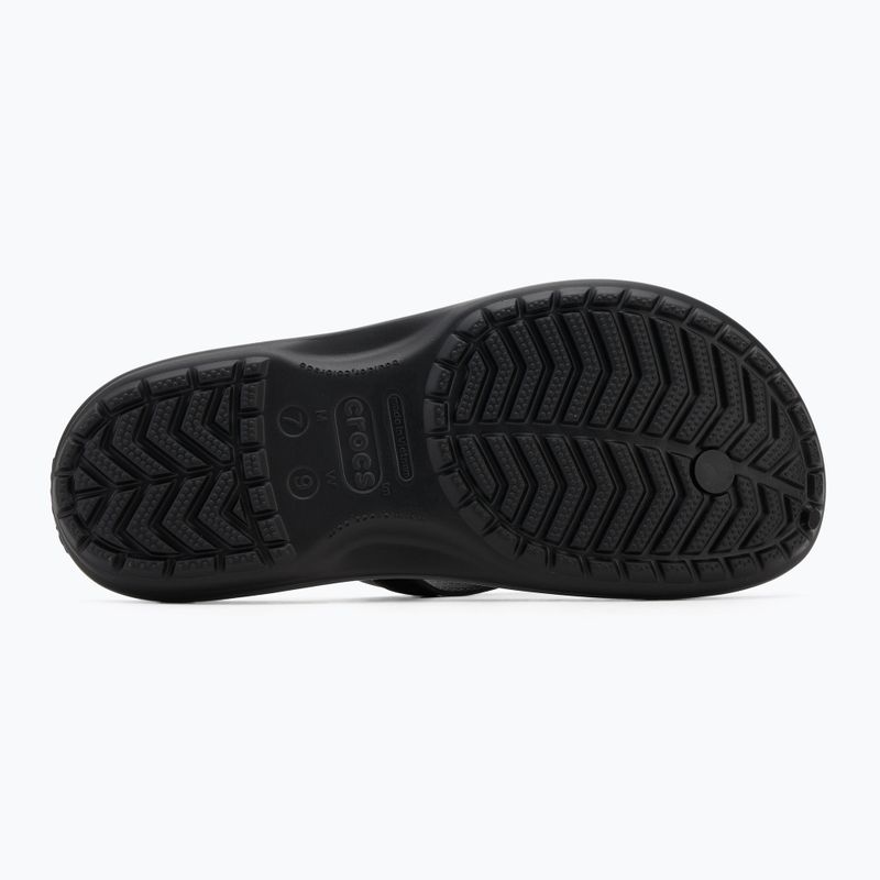 Crocs Crocband Flip-Flip-Flops schwarz/schiefergrau 4