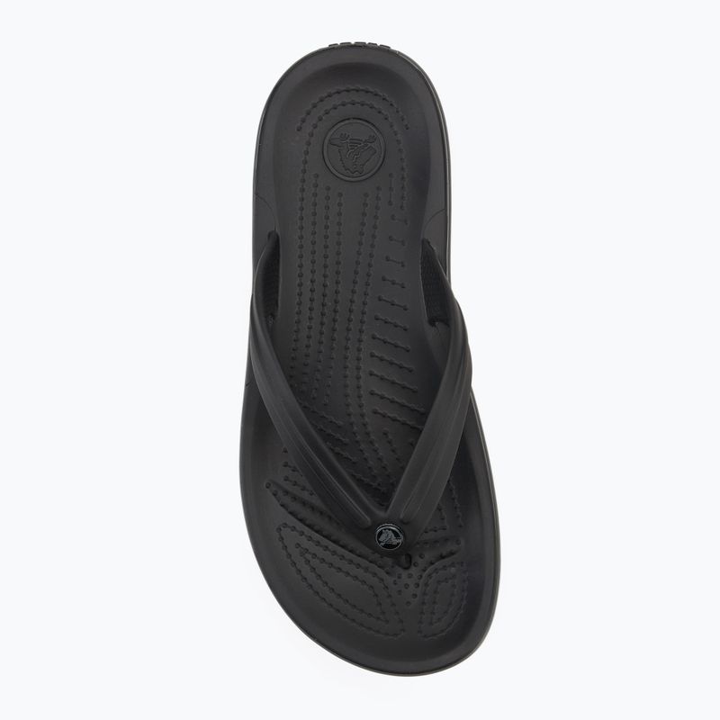 Crocs Crocband Flip-Flip-Flops schwarz/schiefergrau 5