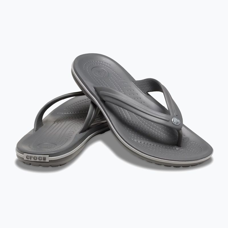 Crocs Crocband Flip-Flip-Flops schiefergrau/rauch 2