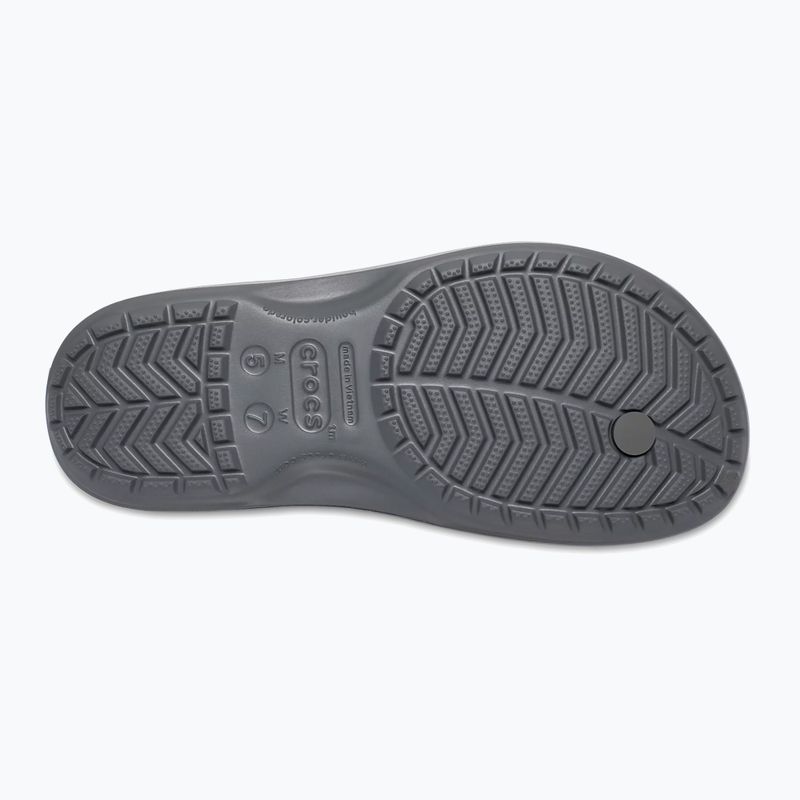Crocs Crocband Flip-Flip-Flops schiefergrau/rauch 4
