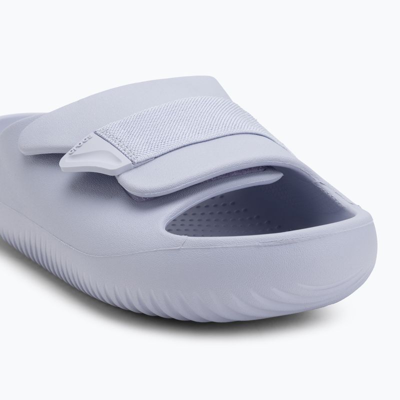Crocs Mellow Luxe Erholung Slide Flip Flops lila Mond 7