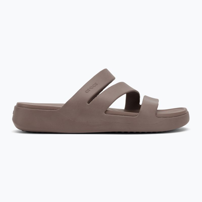 Crocs Getaway Riemchen-Flipflops in Trüffel-Optik 2
