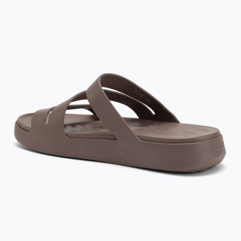 Crocs Getaway Riemchen-Flipflops in Trüffel-Optik 3