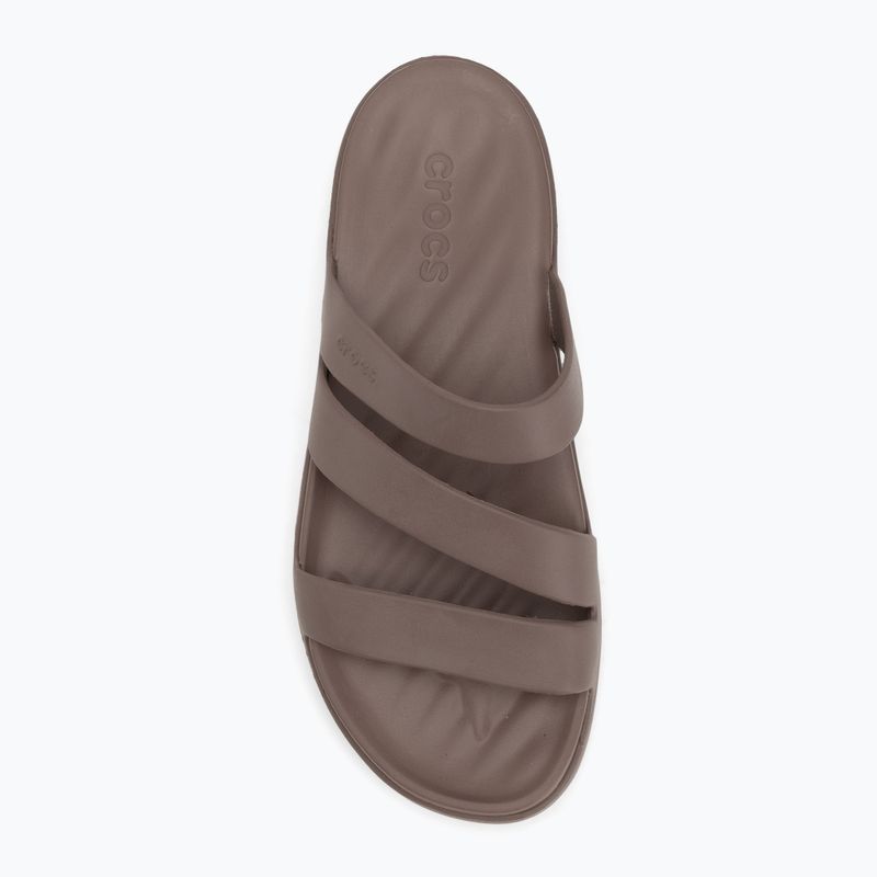Crocs Getaway Riemchen-Flipflops in Trüffel-Optik 5