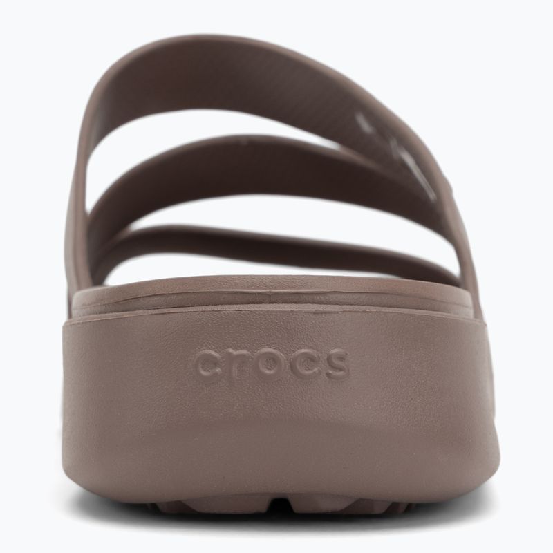 Crocs Getaway Riemchen-Flipflops in Trüffel-Optik 6