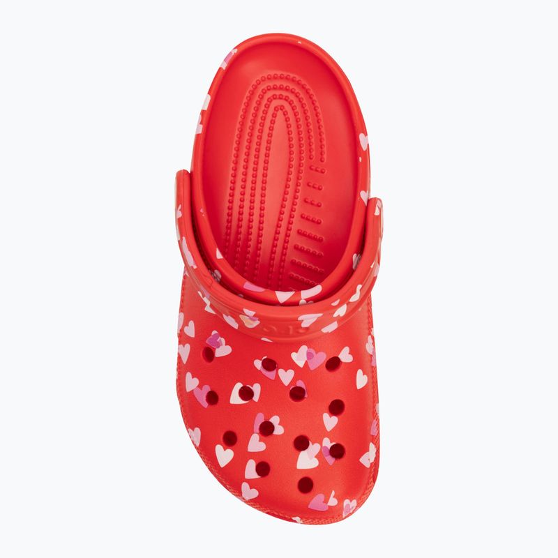 Badeschuhe Crocs Classic Valentines Day Clog cherry red 7