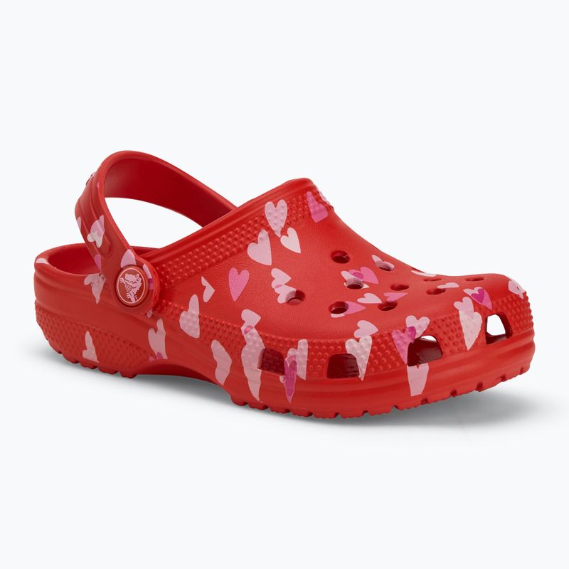 Badeschuhe Kinder Crocs Classic Valentines Day Clog Kids cherry red 2