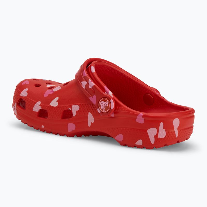 Badeschuhe Kinder Crocs Classic Valentines Day Clog Kids cherry red 4